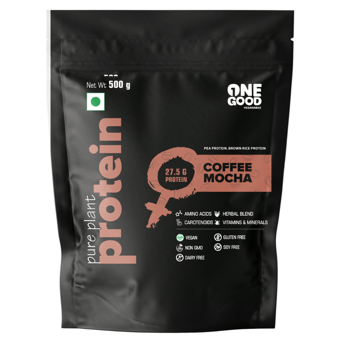 Coffee Mocha Protein for Women - 27.5 gm protein, 6.2 gm BCAA, 13.5 gm EAA
