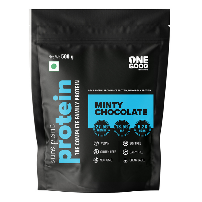 vegan minty chocolate protein powder